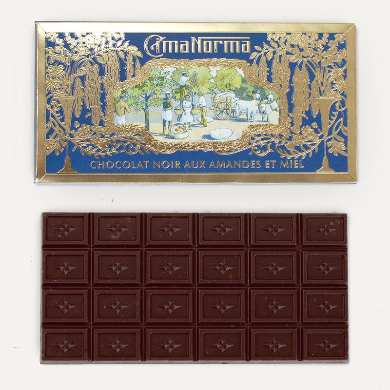 Swiss Organic Dark Chocolate with Almonds & Honey