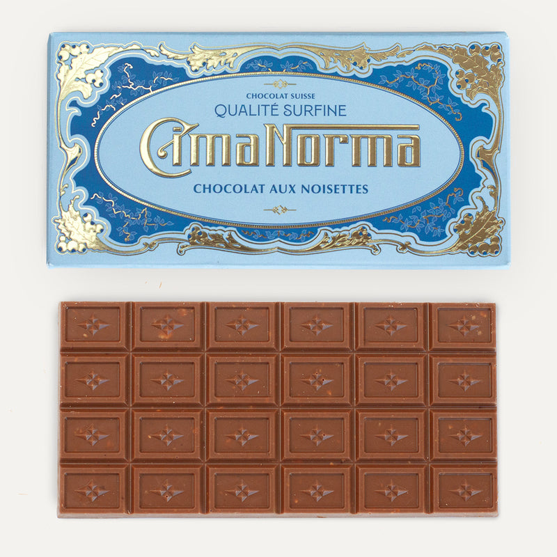 Swiss Organic Milk Chocolate with Hazelnuts