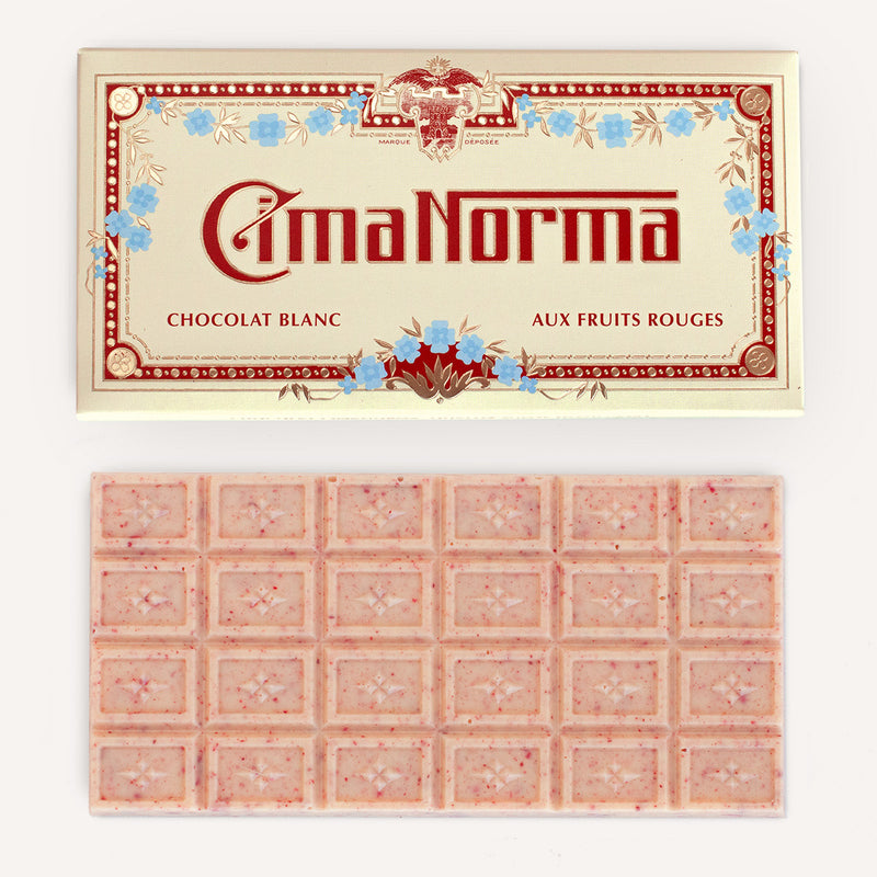 Swiss Organic White Chocolate with Red Fruits