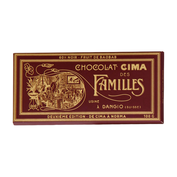 Swiss Organic Dark Chocolate 60% with Baobab Fruits - CimaNorma