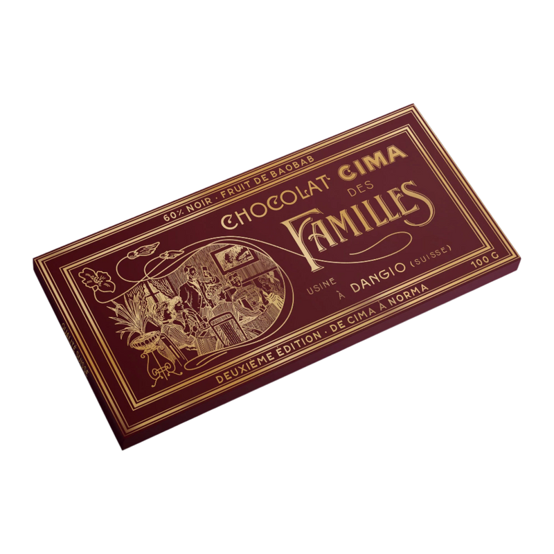 Swiss Organic Dark Chocolate 60% with Baobab Fruits - CimaNorma