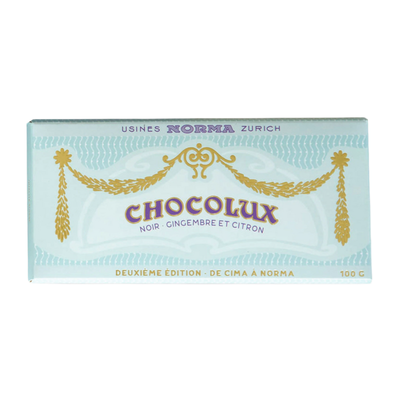 Swiss Organic Dark Chocolate with Ginger and Lemon - CimaNorma