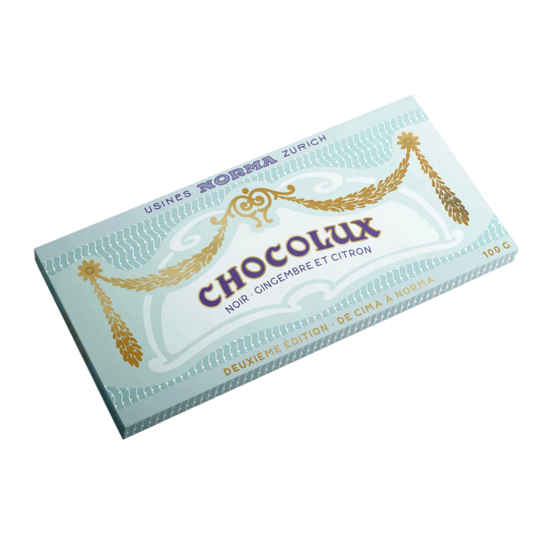 Swiss Organic Dark Chocolate with Ginger and Lemon - CimaNorma