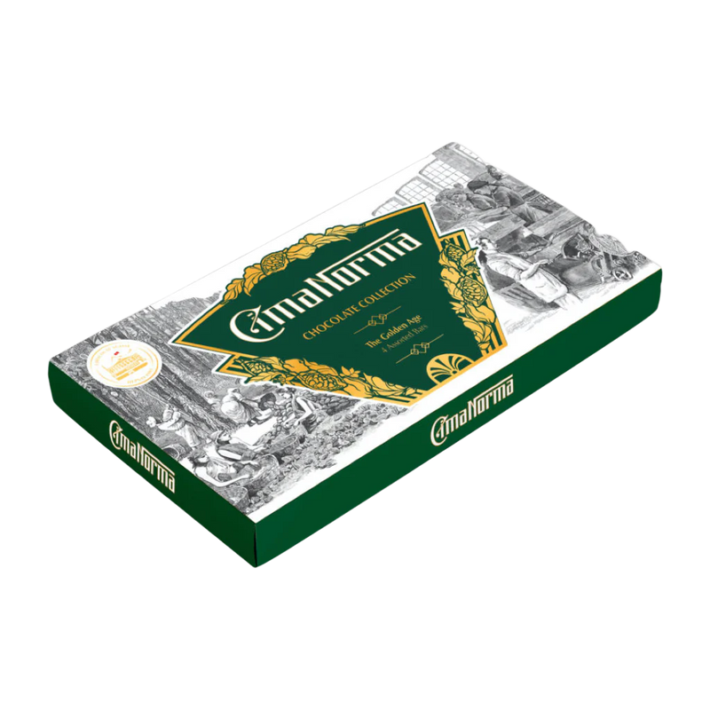 "The Golden Age" Swiss Organic Chocolate Gift Box - CimaNorma