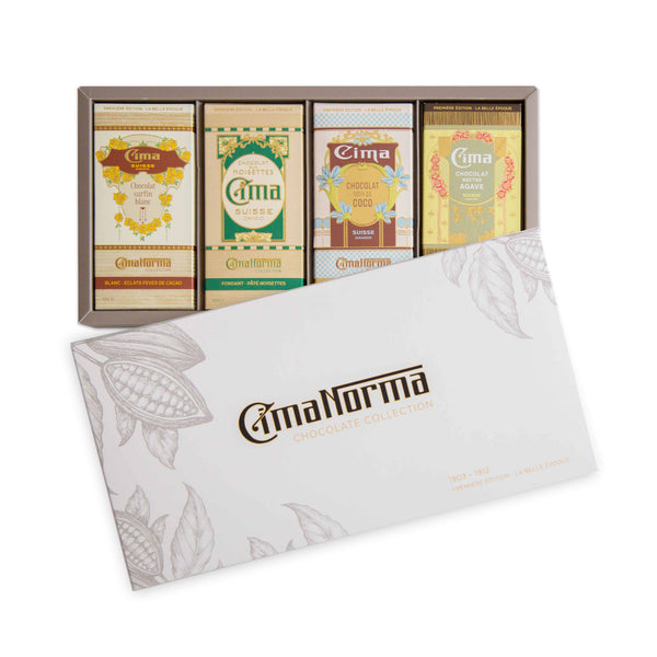 "La Belle Époque" Swiss Organic Chocolate Gift Box - CimaNorma